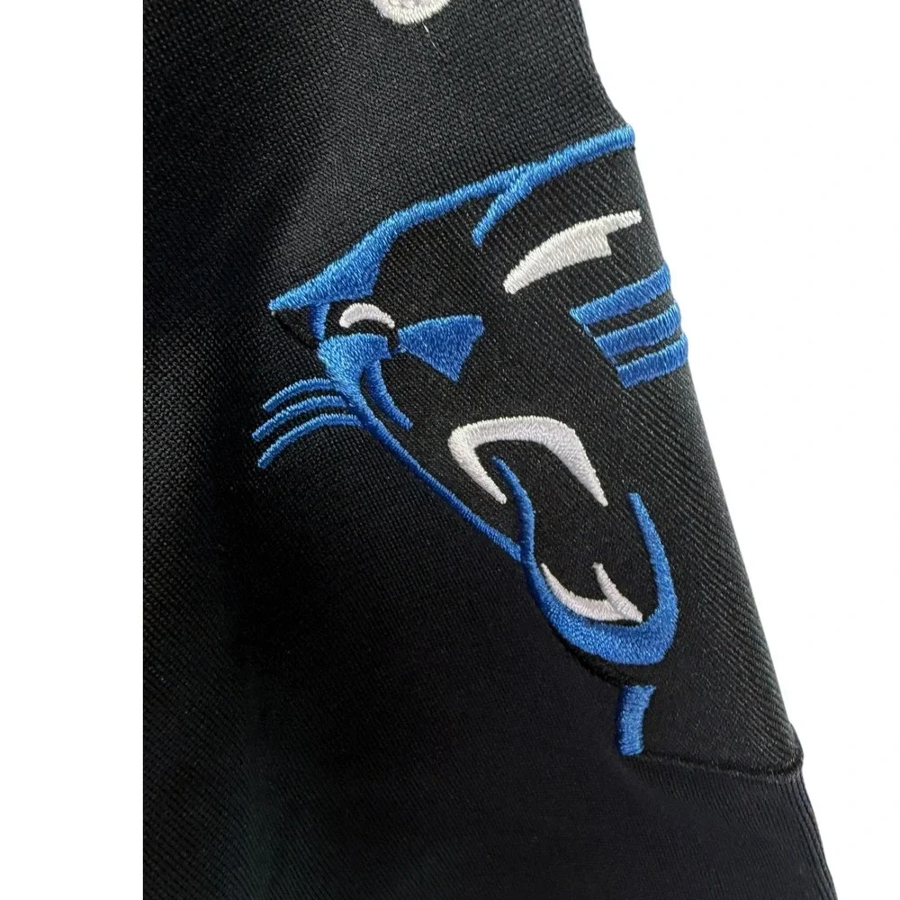 Nike Carolina Panthers Kelvin Benjamin 13 NFL Jersey Black Blue Mens XL (Q8)